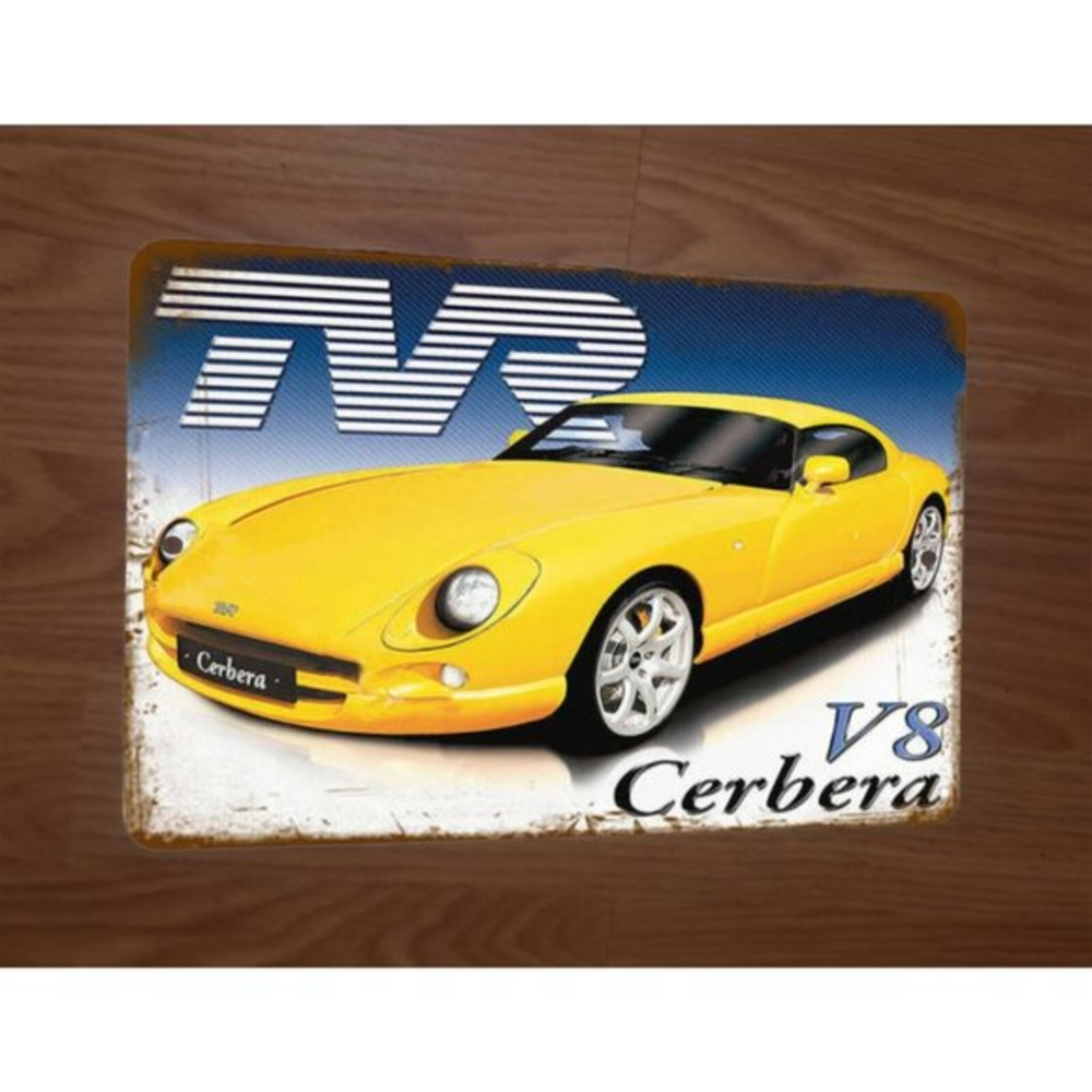 Cerbera V8 Car Artwork 8x12 Metal‎ Wall Sign